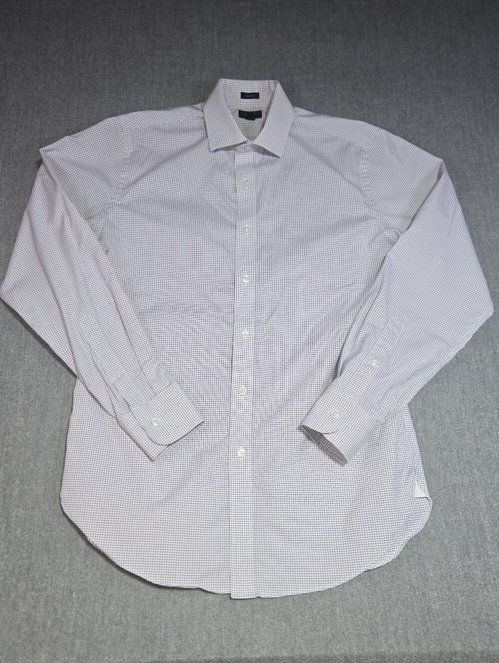 ​J.Crew Ludlow Classic Fit Dress Shirt - Purple White Windowpane Check - 15 34